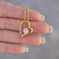 To my Beautiful Daughter - First Breath - Forever Love Necklace - Gifts for Daughters from Dad Daughter Necklace Daughter
