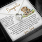 To my Beautiful Daughter - First Breath - Forever Love Necklace - Gifts for Daughters from Dad Daughter Necklace Daughter
