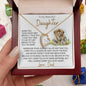 To my Beautiful Daughter - First Breath - Forever Love Necklace - Gifts for Daughters from Dad Daughter Necklace Daughter