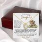 To my Beautiful Daughter - First Breath - Forever Love Necklace - Gifts for Daughters from Dad Daughter Necklace Daughter