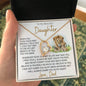 To my Beautiful Daughter - First Breath - Forever Love Necklace - Gifts for Daughters from Dad Daughter Necklace Daughter