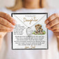To my Beautiful Daughter - First Breath - Forever Love Necklace - Gifts for Daughters from Dad Daughter Necklace Daughter