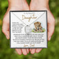To my Beautiful Daughter - First Breath - Forever Love Necklace - Gifts for Daughters from Dad Daughter Necklace Daughter