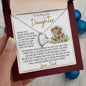 To my Beautiful Daughter - First Breath - Forever Love Necklace - Gifts for Daughters from Dad Daughter Necklace Daughter