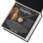 To My Beautiful Daughter - Promise - From Dad - Love Knot Necklace Gifts For Daughter Daughter Gifts Daughter Necklace Daughter Birthday