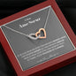 à Mon âme Sœur - Gray -interlocking Hearts Necklace - Mahogany Style Luxury Box - Jewelry 4