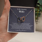 Amazing Wife - Hearts as One - Interlocking Hearts Necklace - Standard Box - Jewelry 17