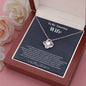 Amazing Wife - Hearts as One - Love Knot Necklace - Jewelry 10