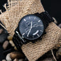 Customizable Engraved Luxury Black Chronograph Watch - with Standard or Luxury Box - Jewelry 4