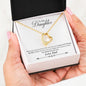 Dad to Daughter be Safe Forever Love Heart Necklace - Jewelry 8