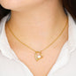 Dad to Daughter be Safe Forever Love Heart Necklace - Jewelry 6