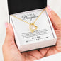 Dad to Daughter never Forget Forever Love Heart Necklace - Jewelry 8