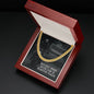 Difficult Roads often Lead to Beautiful Places - Cuban Link Chain Necklace - Jewelry 3
