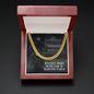 Difficult Roads often Lead to Beautiful Places - Cuban Link Chain Necklace - Jewelry 12