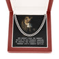 God doesn’t give the Hardest Battles to his Toughest Warrior - Cuban Link Chain Necklace - Jewelry 21