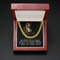 God doesn’t give the Hardest Battles to his Toughest Warrior - Cuban Link Chain Necklace - Jewelry 10