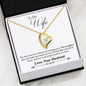 Husband to Wife Complete Forever Love Heart Necklace - 18k Yellow Gold Finish - Jewelry 3