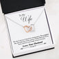 Husband to Wife Complete Interlocking Hearts Necklace - Interlocking Heart Insert Template - Jewelry 2