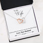 Husband to Wife Heart to Heart Interlocking Hearts Necklace - Interlocking Heart Insert Template - Jewelry 2