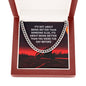It’s not About being better than someone else it’s About being better than you were the Day before - Cuban Link Chain Necklace - Jewelry 21