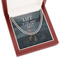 Life is too Short to Play Small - Cuban Link Chain Necklace - Jewelry 20