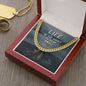 Life is too Short to Play Small - Cuban Link Chain Necklace - Jewelry 7