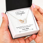 Mom to Daughter together Forever Interlocking Hearts Necklace - Interlocking Heart Insert Template - Jewelry 1