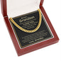 My Dear Grandson always Remember how much i Love you - Cuban Link Chain Necklace - Jewelry 14