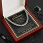 My Dear Grandson always Remember how much i Love you - Cuban Link Chain Necklace - Jewelry 23