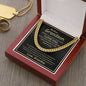 My Dear Grandson always Remember how much i Love you - Cuban Link Chain Necklace - Jewelry 7