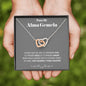 Para Mi Alma Gemela - Gray - Interlocking Hearts Necklace - Jewelry 2