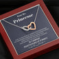 Pour Ma Princesse - Dernier Tout - Interlocking Hearts Necklace - Mahogany Style Luxury Box - Jewelry 4