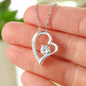 Son to Mom best Forever Love Heart Necklace - Jewelry 5