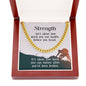 Strength - Cuban Link Chain Necklace - Jewelry 14