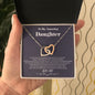 To my Amazing Daughter - from Dad - Hearts as One - Interlocking Hearts Necklace - Jewelry 12