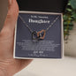 To my Amazing Daughter - from Mom - Hearts as One - Interlocking Hearts Necklace - Standard Box - Jewelry 17