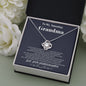 To my Amazing Grandma - from Granddaughter - Hearts as One - Love Knot Necklace - Jewelry 4