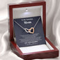 To my Amazing Mom - from Daughter - Hearts as One - Interlocking Hearts Necklace - Jewelry 5