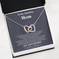 To my Amazing Mom - from Daughter - Hearts as One - Interlocking Hearts Necklace - Jewelry 9