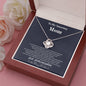 To my Amazing Mom - from Daughter - Hearts as One - Love Knot Necklace - Jewelry 10