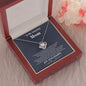 To my Amazing Mom - from Daughter - Hearts as One - Love Knot Necklace - Jewelry 11
