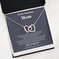 To my Amazing Mom - from Son - Hearts as One - Interlocking Hearts Necklace - Jewelry 9