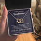 To my Amazing Soulmate - Love for you - Interlocking Hearts Necklace - Jewelry 15