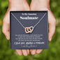To my Amazing Soulmate - Love for you - Interlocking Hearts Necklace - Jewelry 2