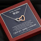 To my Amazing Wife - from Husband - Love for you - Interlocking Hearts Necklace - Mahogany Style Luxury Box - Jewelry 4