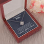 To my Amazing Wife - from Husband - Love for you - Love Knot Necklace - Jewelry 11