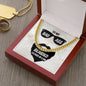 To my Badass Bearded Father-in-law - Cuban Link Chain Necklace - Jewelry 8