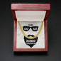 To my Badass Bearded Father-in-law - Cuban Link Chain Necklace - Jewelry 9