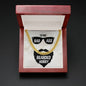 To my Badass Bearded Hubby - Cuban Link Chain Necklace - Jewelry 11