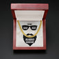 To my Badass Bearded Husband - Cuban Link Chain Necklace - Jewelry 14